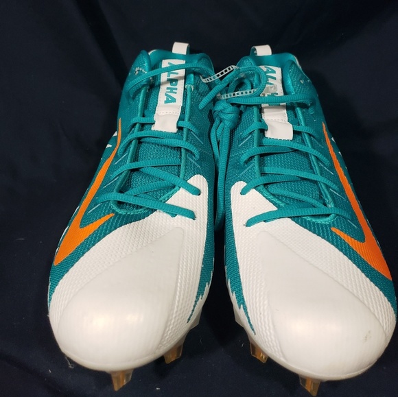Nike Alpha Menace Pro Low Miami Dolphins Football - Picture 2 of 8